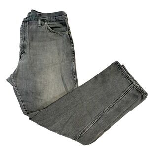 Wrangler Men Denim Jeans Straight Loose Relaxed Workwear 38x30 Vintage Cowboy